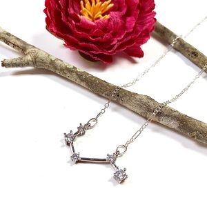 Aries Necklace, Constellation, Zodiac, Astrology